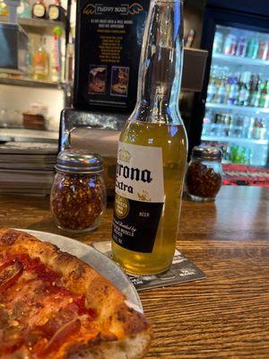 Pizza and beer