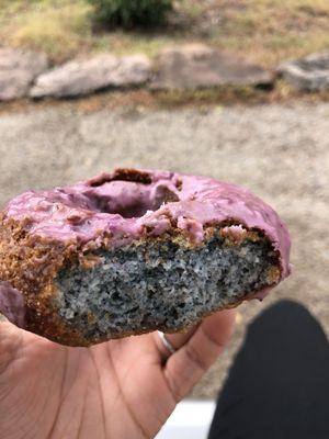 Blue corn Blueberry Lavender Donut