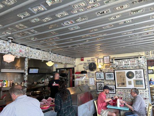 Inside the Burger Bar