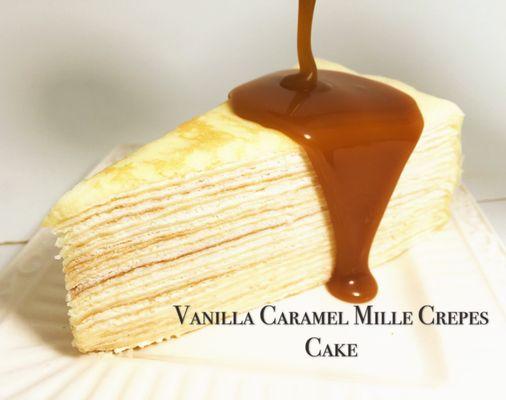 Vanilla Caramel Crepe Cake