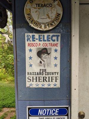 Vote for Roscoe? Dukes of Hazzard Museum, Rougemont NC