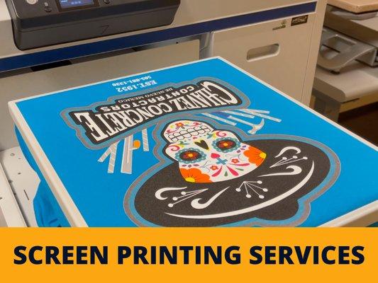 Screen Printing Services