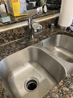 After photo of the sink!