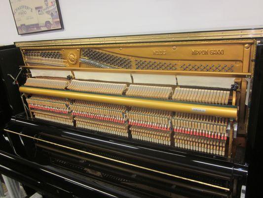 Inside of a Yamaha U3