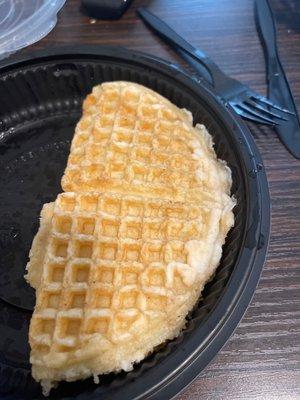 Unfinished waffle