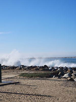 King tide this morning!