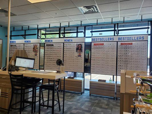 Store Interior at Stanton Optical Store Rockwall TX 75087