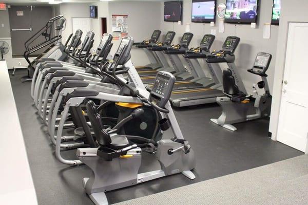 Cardio is what you want?  Treadmills, ascent trainers, stationary bikes, stain stepper, rower...are you tired yet?