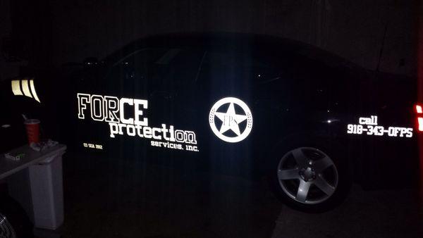 Our officers are always visible at night!