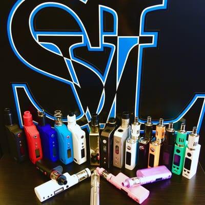 Come check out all the newest box mods in all color variations!