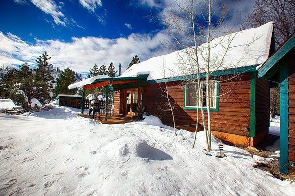 Sage Cabin after a snow storm