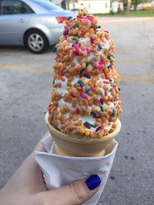 Vanilla crunch cone (I received this instead of the twist crunch cone I ordered)