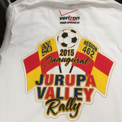 AYSO 462 Jurupa Valley Ralley Tournament tee