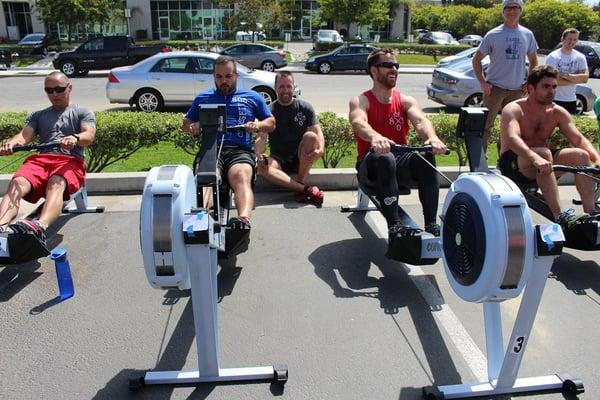 5K row at the 2013 clash