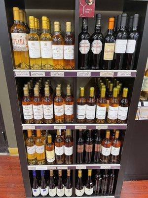 Some Sauternes - botrytized French sweet wine made with Sauternes & a few other sweet wines