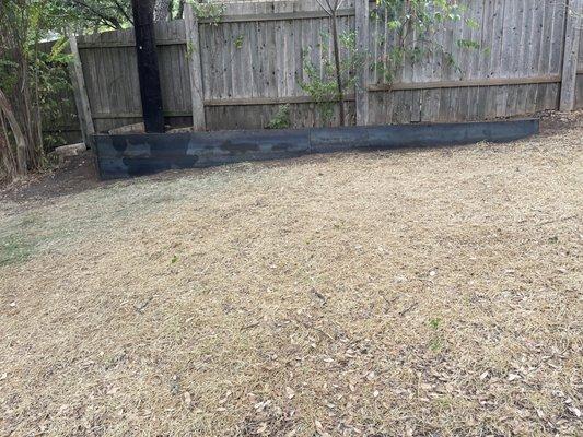 Corten (weathering) steel retaining will provide a beautiful patina as we see more rain over the coming weeks!