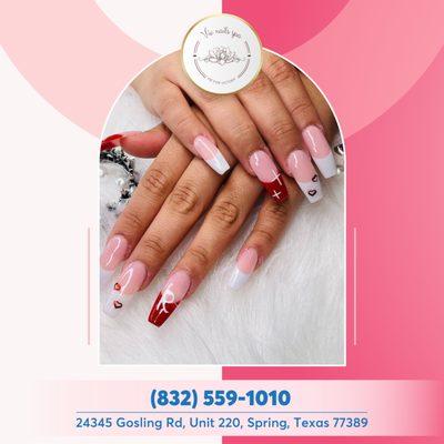 We've got you covered this Valentine's Day.                                        
 We're not just your average nail salon, and we're th