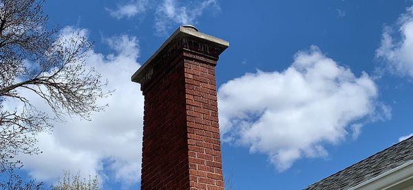 New chimney crown