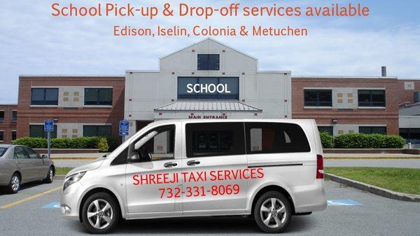 School pick-up and drop-off services are available in Edison and Woodbridge areas