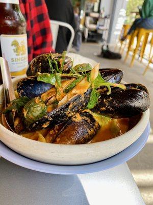 Mussels curry