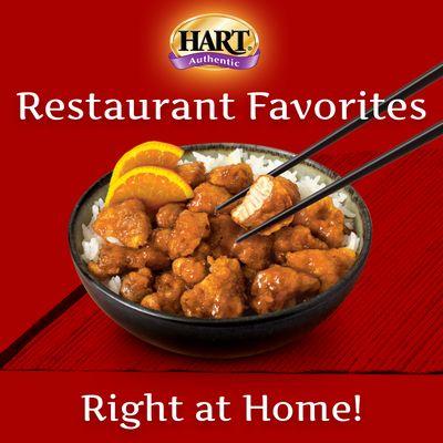 Restaurant Favorites Right at Home!