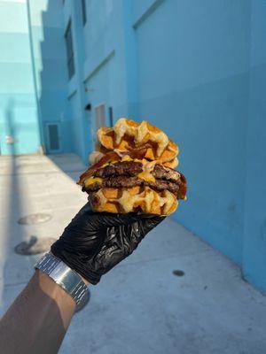 Waffle Burger