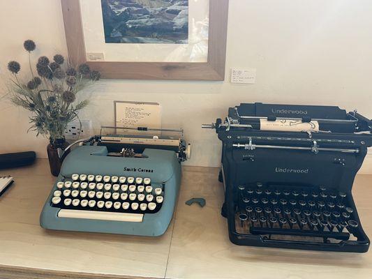 Vintage typewriters