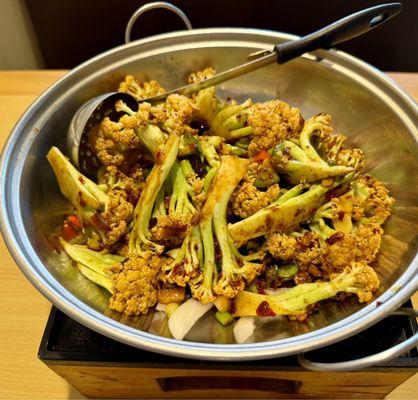 12. Cauliflower in Griddle Pot