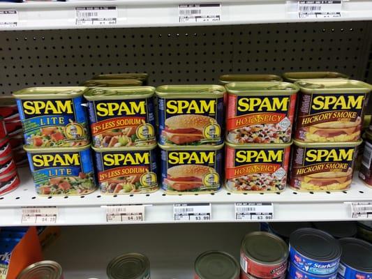 A SPAM lover's dream!