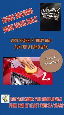 It's Hand waxing season! Stop in for a wax you won't forget