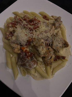 I want to say this was the penne Milano. Very good