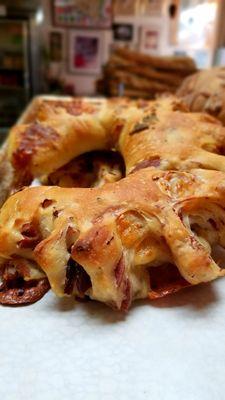 Salami & cheese bread