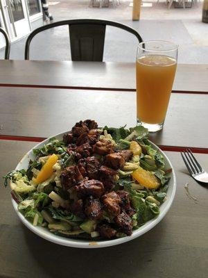 Chopped Salad with Chicken Tinga