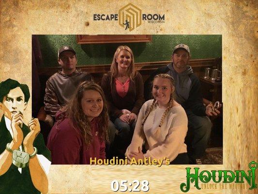 Escaped!!! With 5 minutes left!!