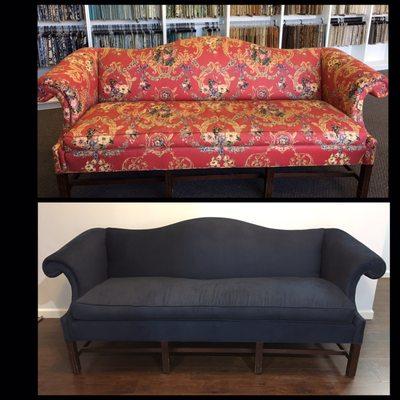 Dan and his team did an amazing job on an old sofa chair. Very professional and very nice couple. Honest business.