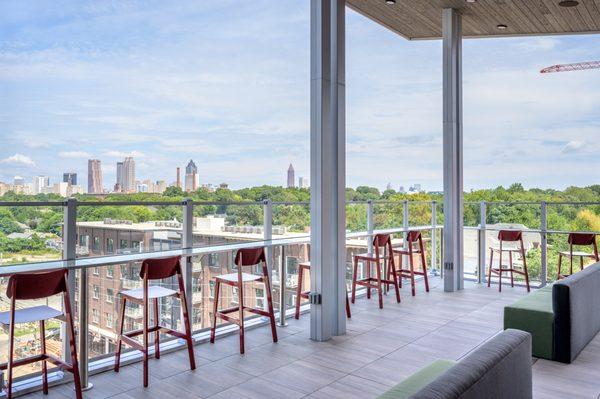 Sky Deck with Atlanta Skyline View | RT Dairies