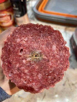 Rotten salami.