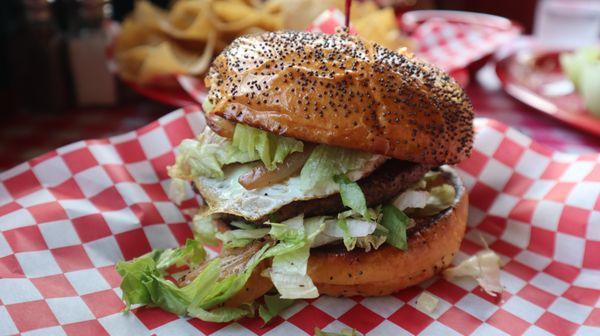 now that's a freaking burger!