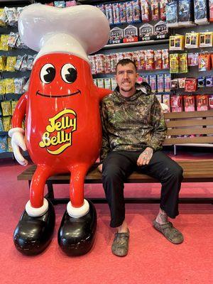 Mr Kelly belly and son!! Lol