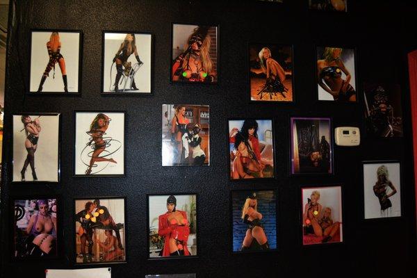 Some of our fetish art collection that's for sale; we also have signed and numbered art by Sorayama & Dave Nestler!