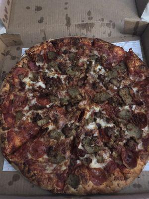 Mega Meat Pizza