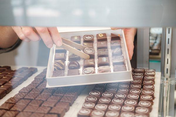 Build your own box of chocolates with your favorites from Garcia Nevett