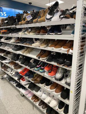 Shoe shopping for son