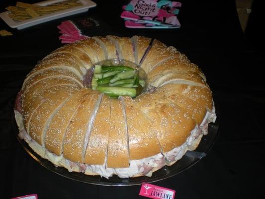 Knapp Street Bagel Cafe's bagel wheel!