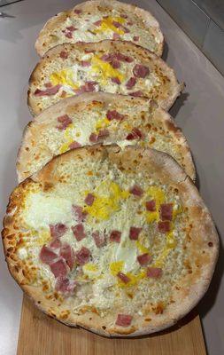 Egg, ham and cheese