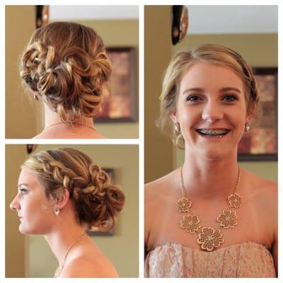 Homecoming updo