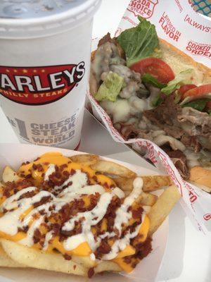 Jalapeno cheesesteak w/ultimate fries