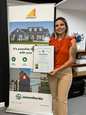 Founder & CEO Julia Figueiredo with the Official Citation