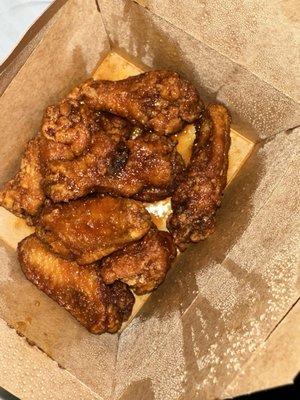 Honey garlic wings