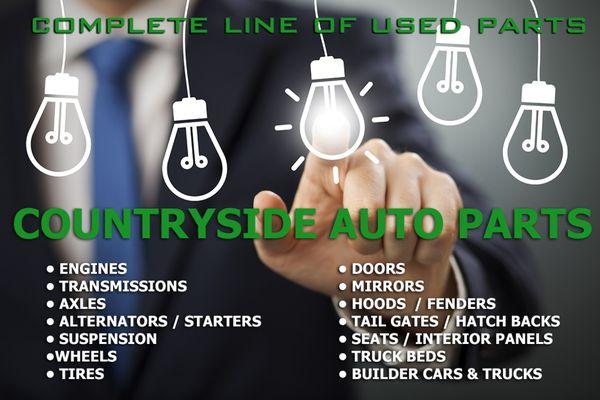 6 Million Used Auto Parts, OEM Parts, Complete Line of Used Truck Parts